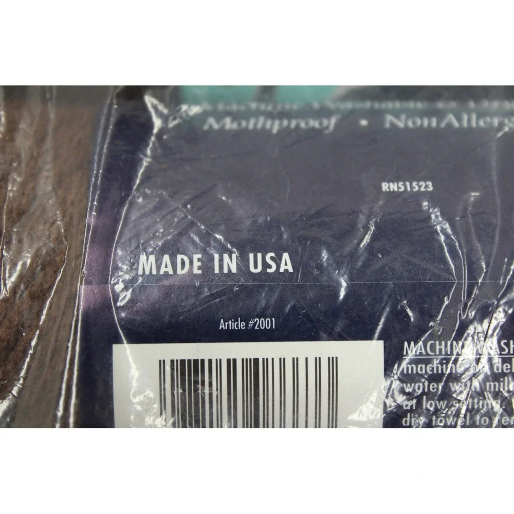 Mill Ends Yarn Brown Hand Knitting Yarn 6 Skeins Article 2001 USA